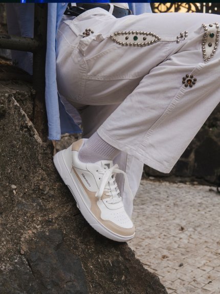 Barefoot Sneakers Barebarics Zing - White & Cream