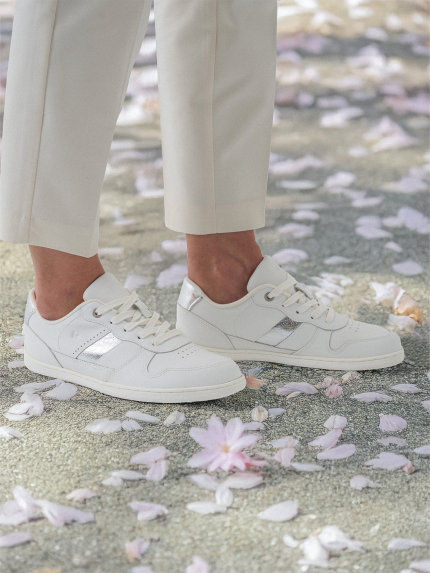 Barefoot Sneakers Be Lenka Cellestia - White & Silver