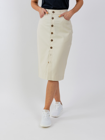 Women's Midi Skirt Be Lenka Essentials - Creme